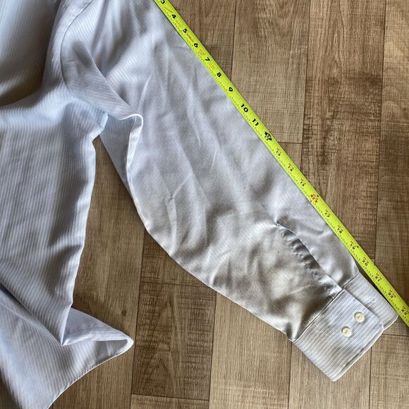 Vintage Arrow Kent Light Blue Button Down Shirt Men's Size 17 32/33 - Picture 8 of 8